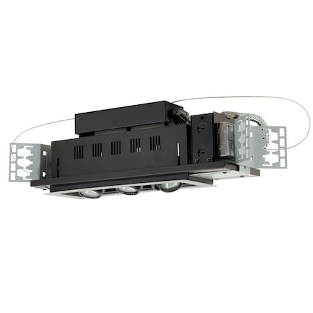 Pinpoint Modulinear Directional Lighting For New Construction, Double Gimbal 50W Mr16 3, Light PI1578382